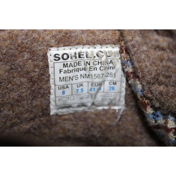 Sorel NM1567 Brimley Waterproof Leather Work Winter Lace Up Mid Boots Size 8 main image 4